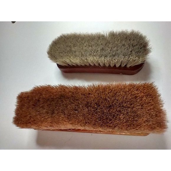 Vintage Sterilized Horse Hair SHOE SHINE BRUSH Unbranded 2 - Picture 3 of 12